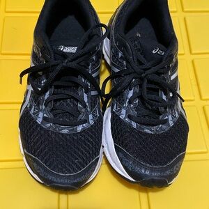 Asics Black and Gray Athletic Sneakers